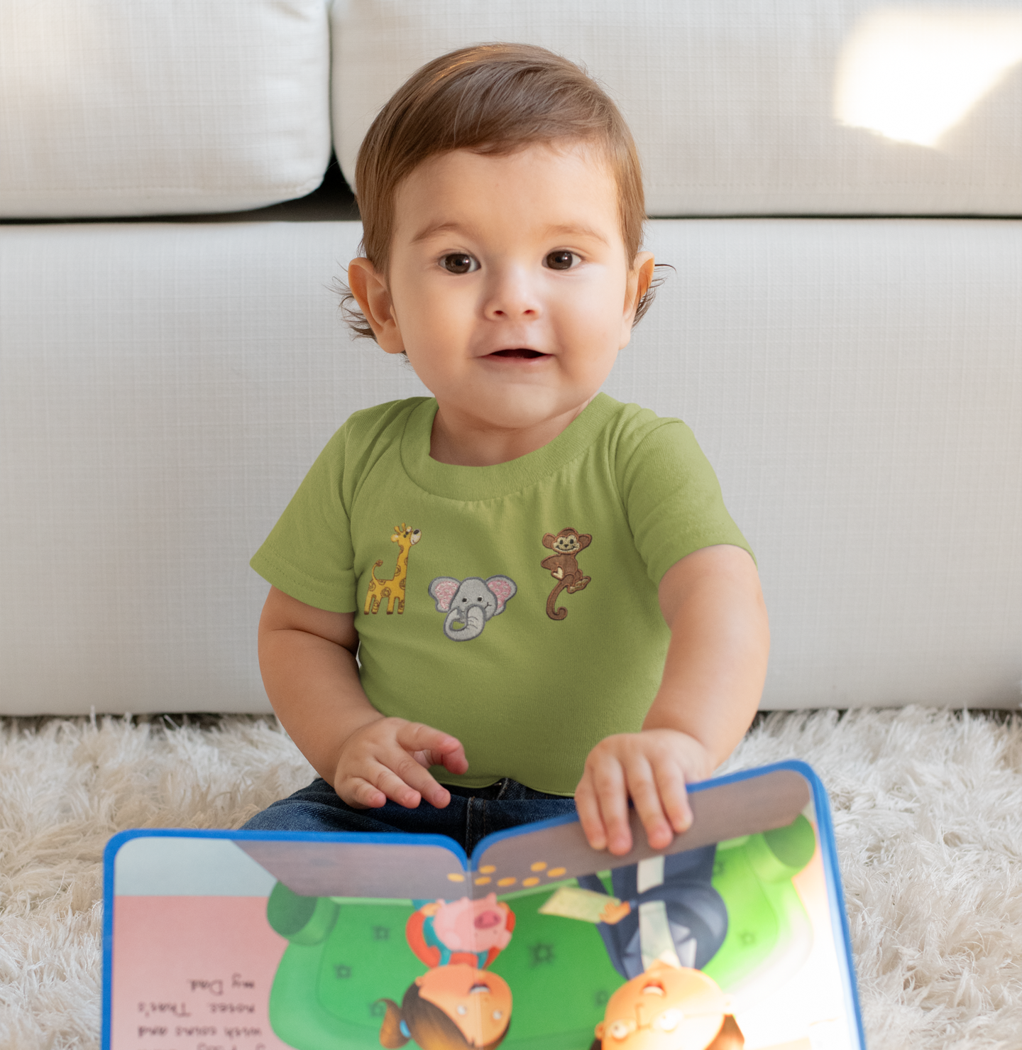 2 inch Monkey with Tail Down, Embroidered, Iron on Patch