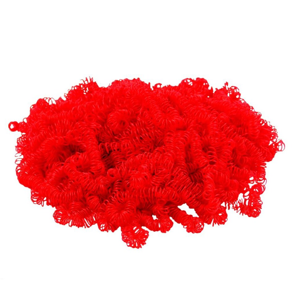 Curly Craft Hair &#x2013; 4 oz Red Decorative Fibers for Arts, Crafts, Costumes &#x26; DIY Projects