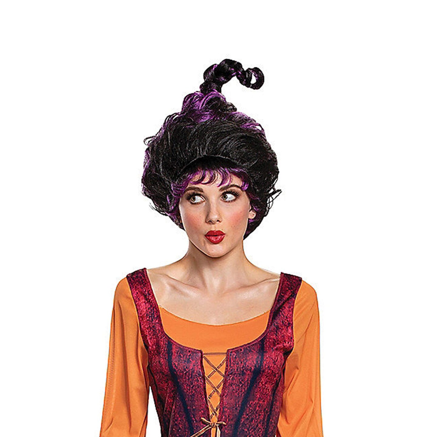 Womens Mary Sanderson Costume Hocus Pocus Classic Dark Witch Dress