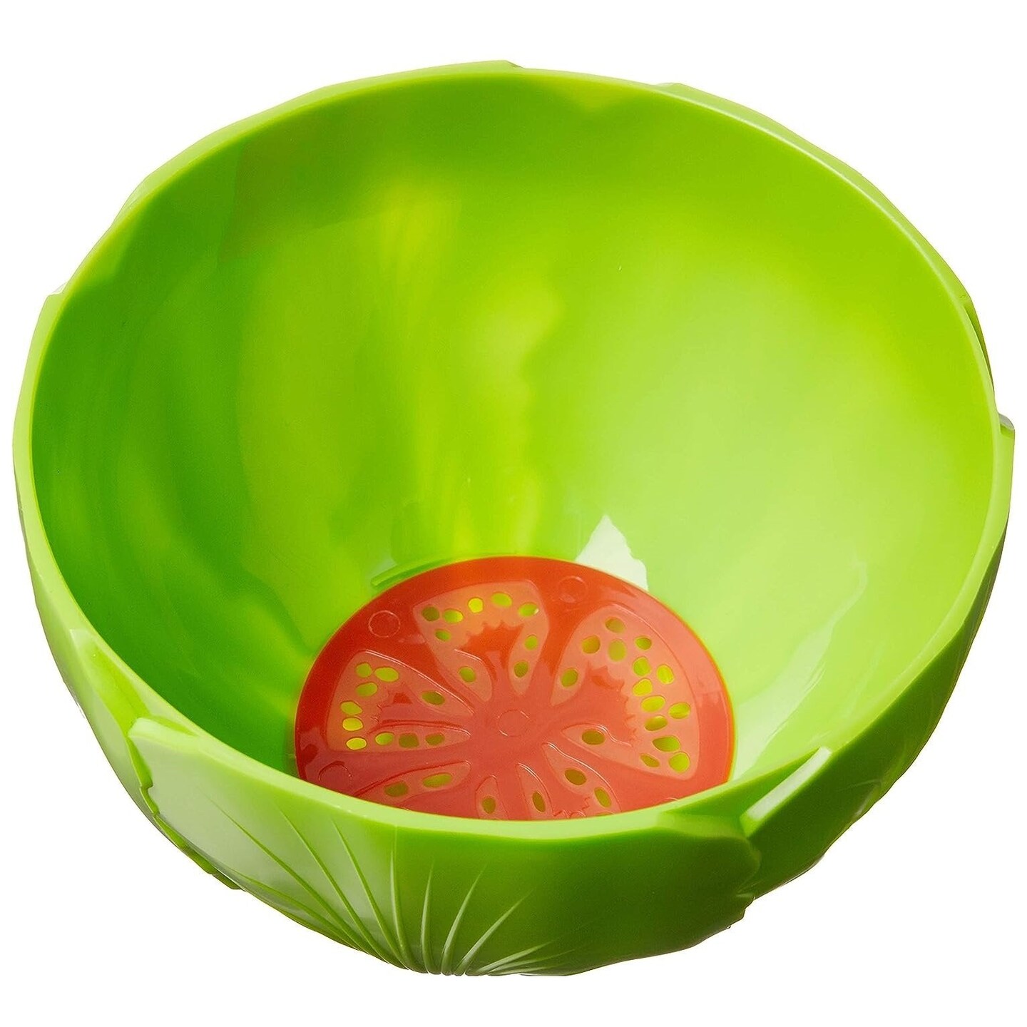 Hutzler Salad Saver Storage Bowl with Lid - Keeps Lettuce, Spinach &#x26; Kale Fresh Longer