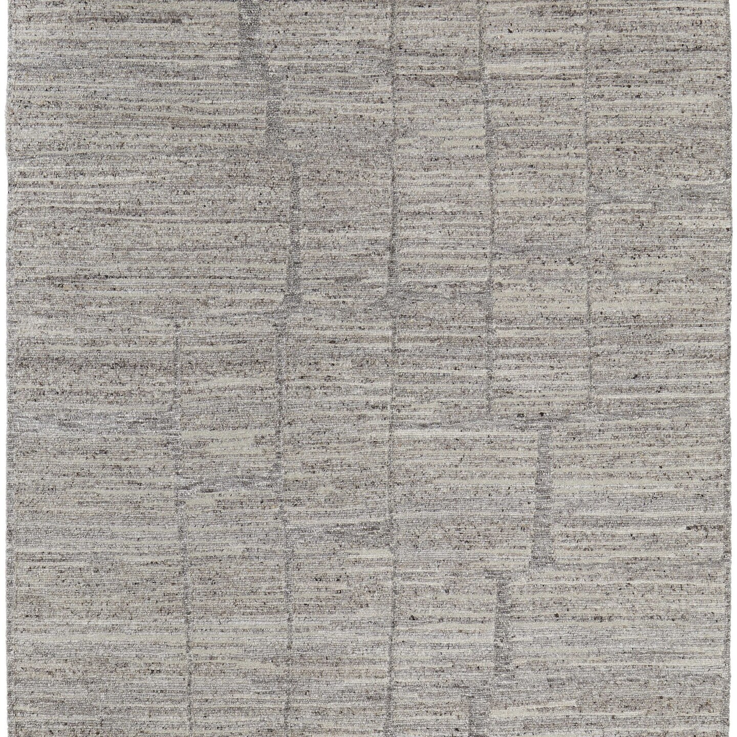 Edge Collections - 8' X 10' - Gray - Abstract Hand Woven Area Rug for Warmth and Style - 1 Piece