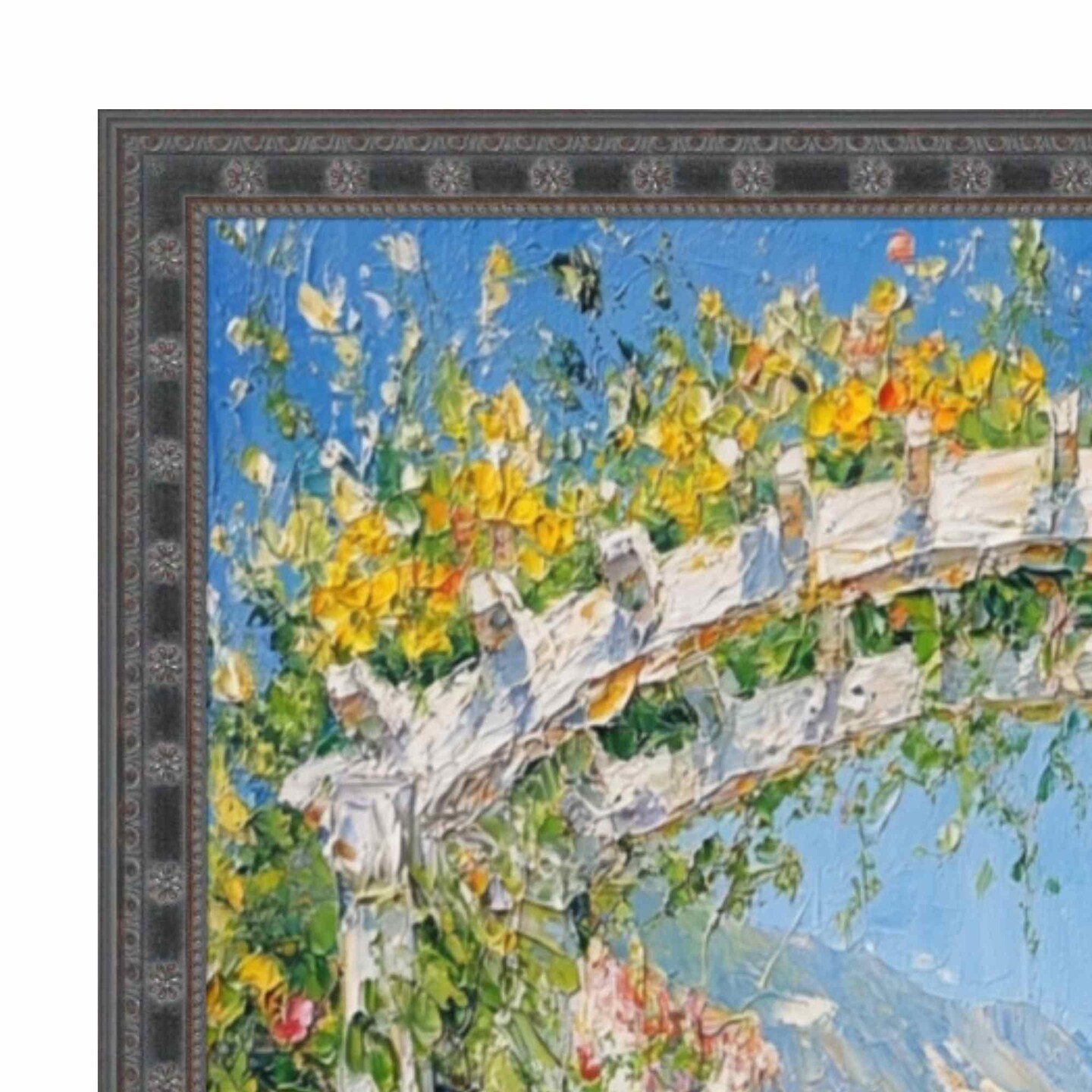 Narrow Black Stars Picture Frame 11x16 frame