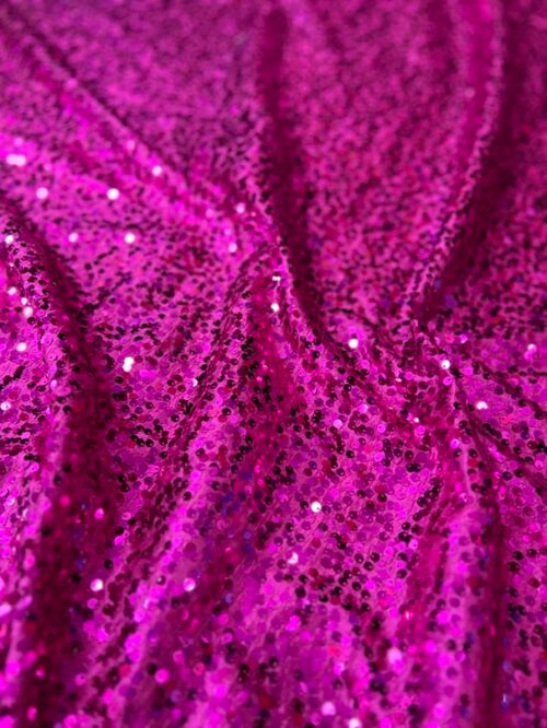 1 Yard Sequin Taffeta Fabric Sparkly Costume & Event Material 50–54 Inches Wide