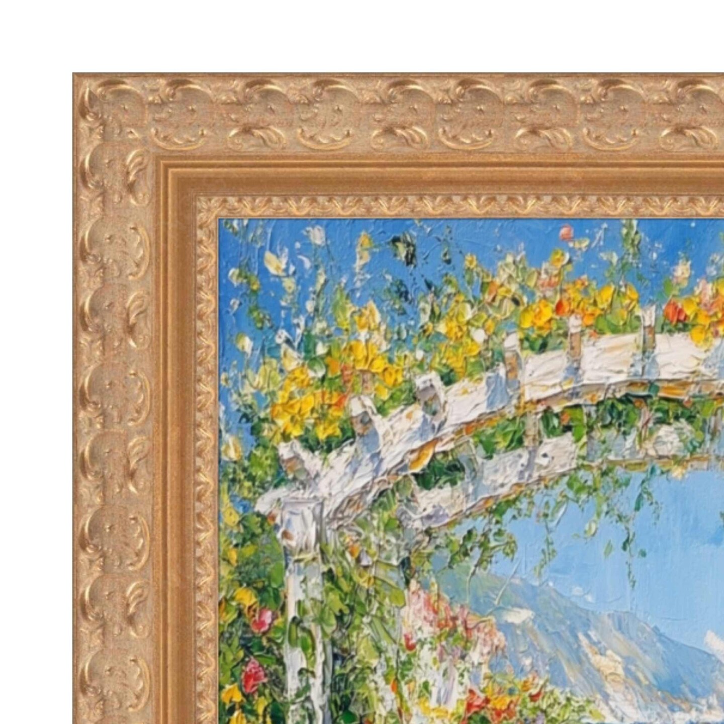 Gold Baroque Ornate Picture Frame 16x20 frame