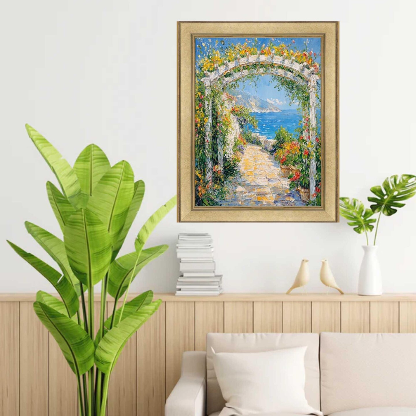 Modern Contemporary Champagne Gold Flat Picture Frame 16x20 frame