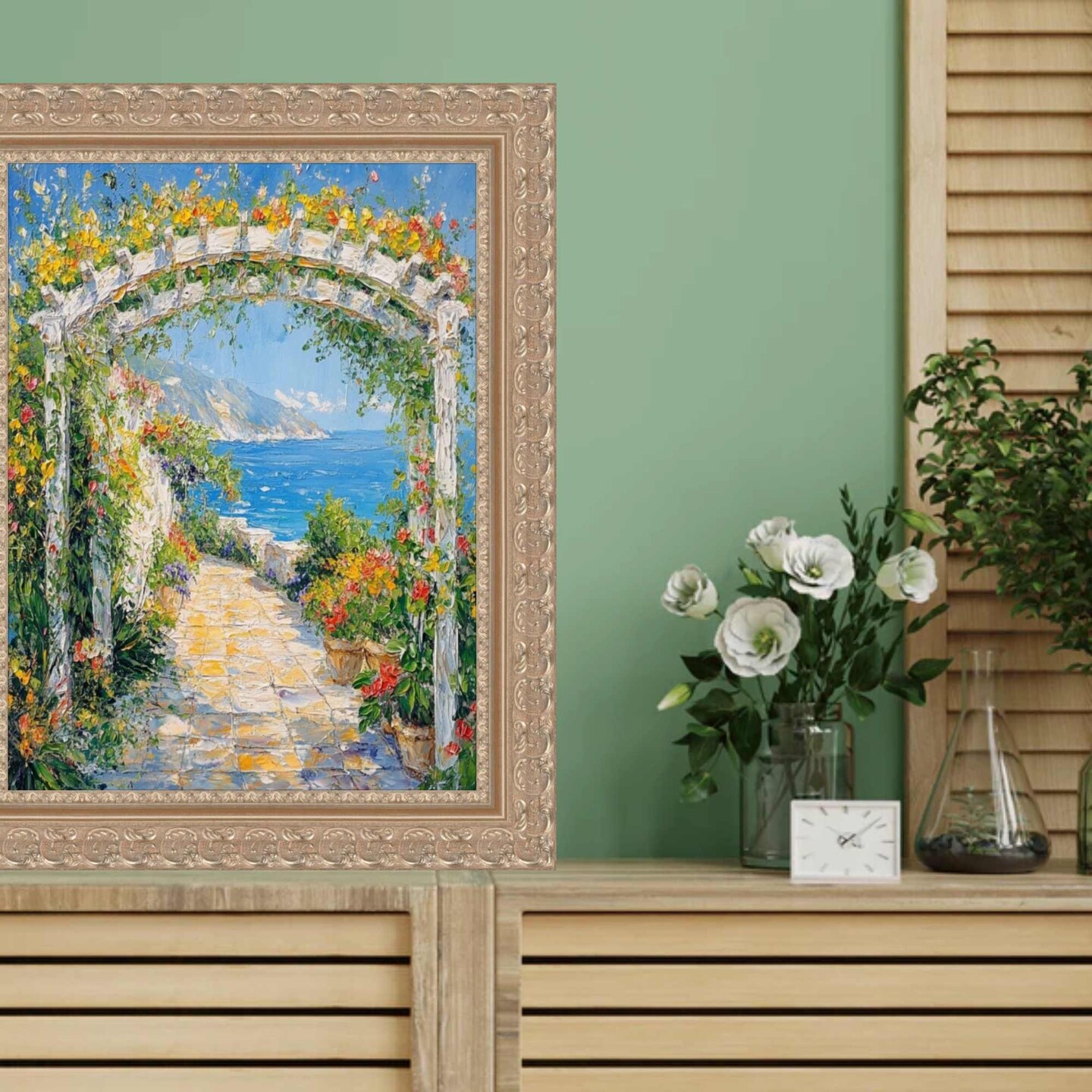 Silver Baroque Ornate Picture Frame 11x14 frame