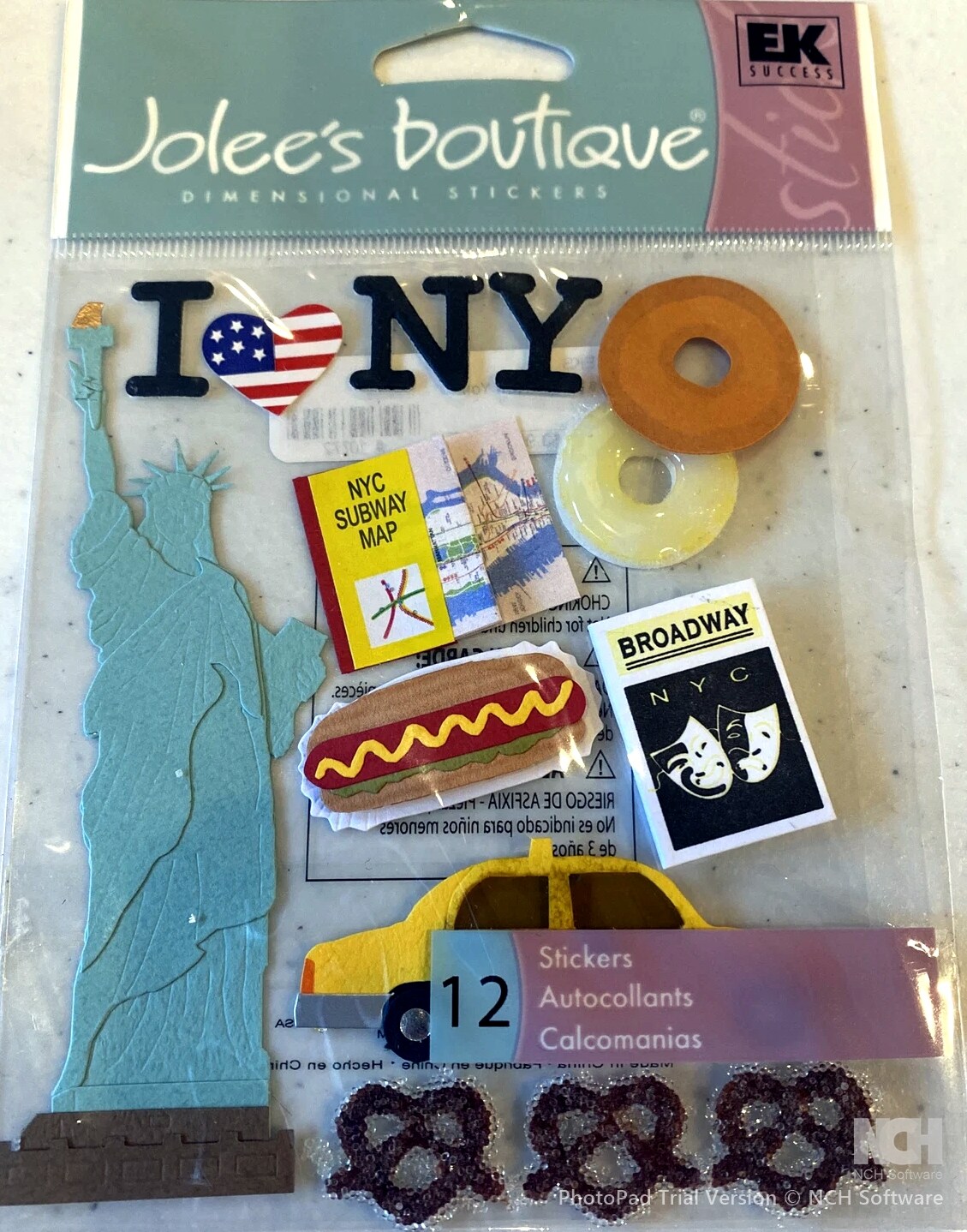 Jolee&#x27;s Boutique New York Dimensional Stickers