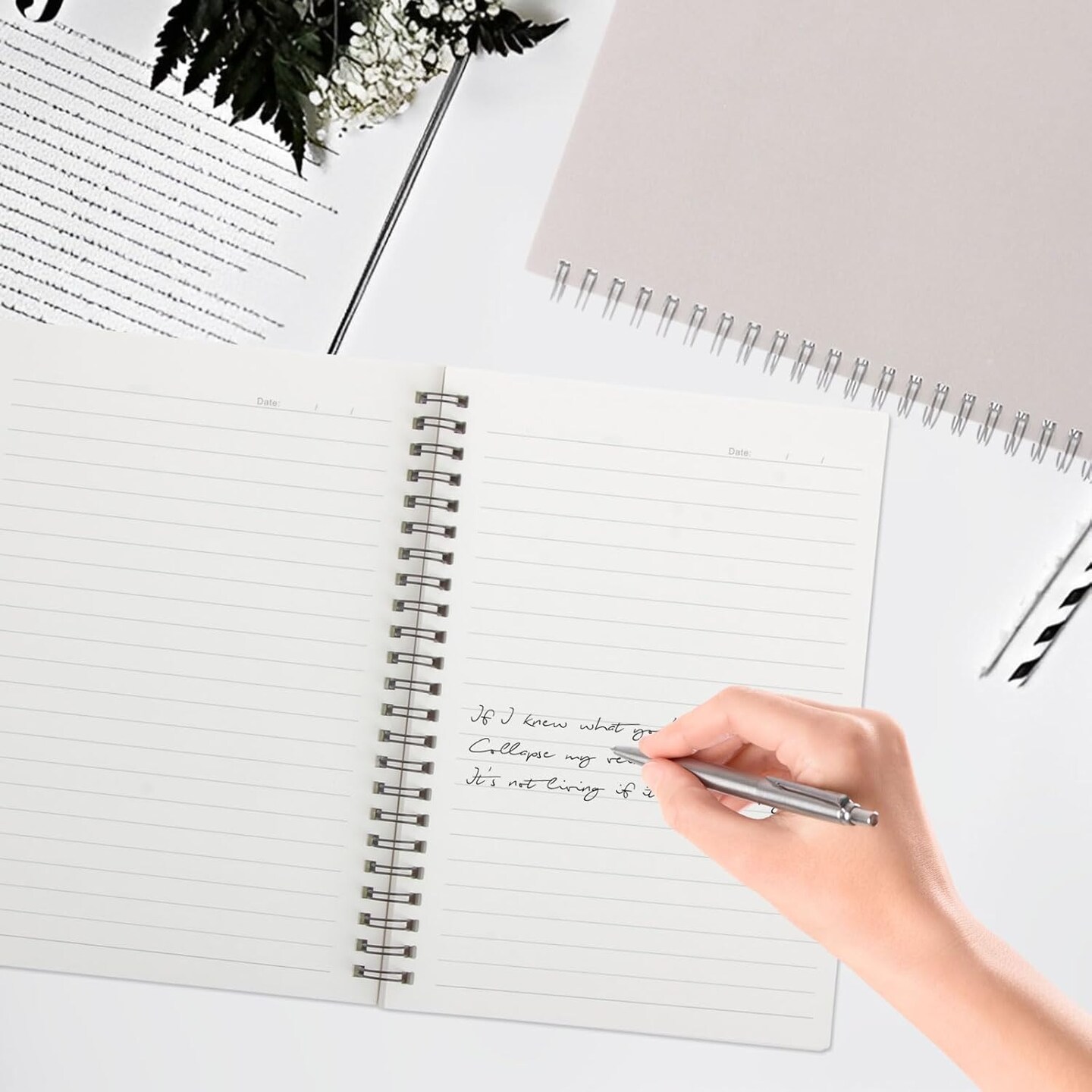 24 Pack A5 Spiral Notebook, 8.3 x 5.7 Inch, 12 Color, 60 Pages Hardcover Spiral Lined Notebook Journal, Lined Travel Bulk Writing Paper Notebook