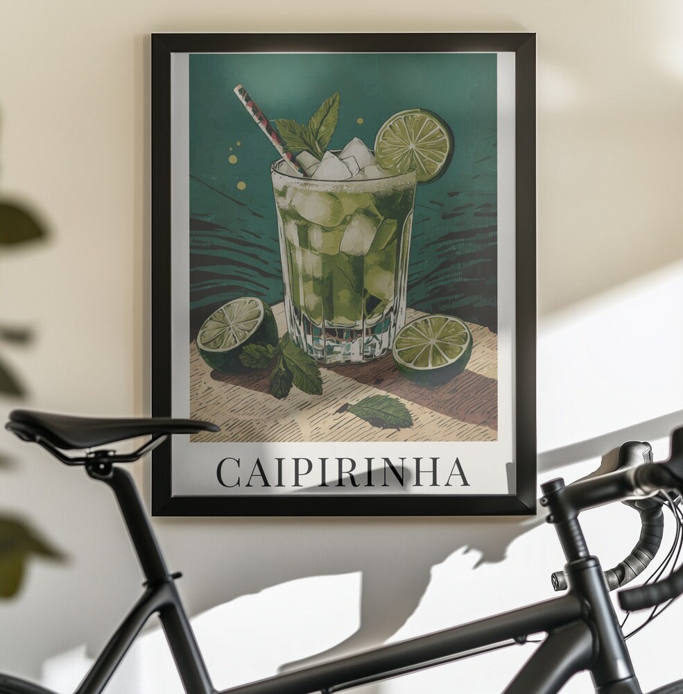 Caipirinha - Andreas Magnusson 24x36 Black Framed Art | Home or Office Art