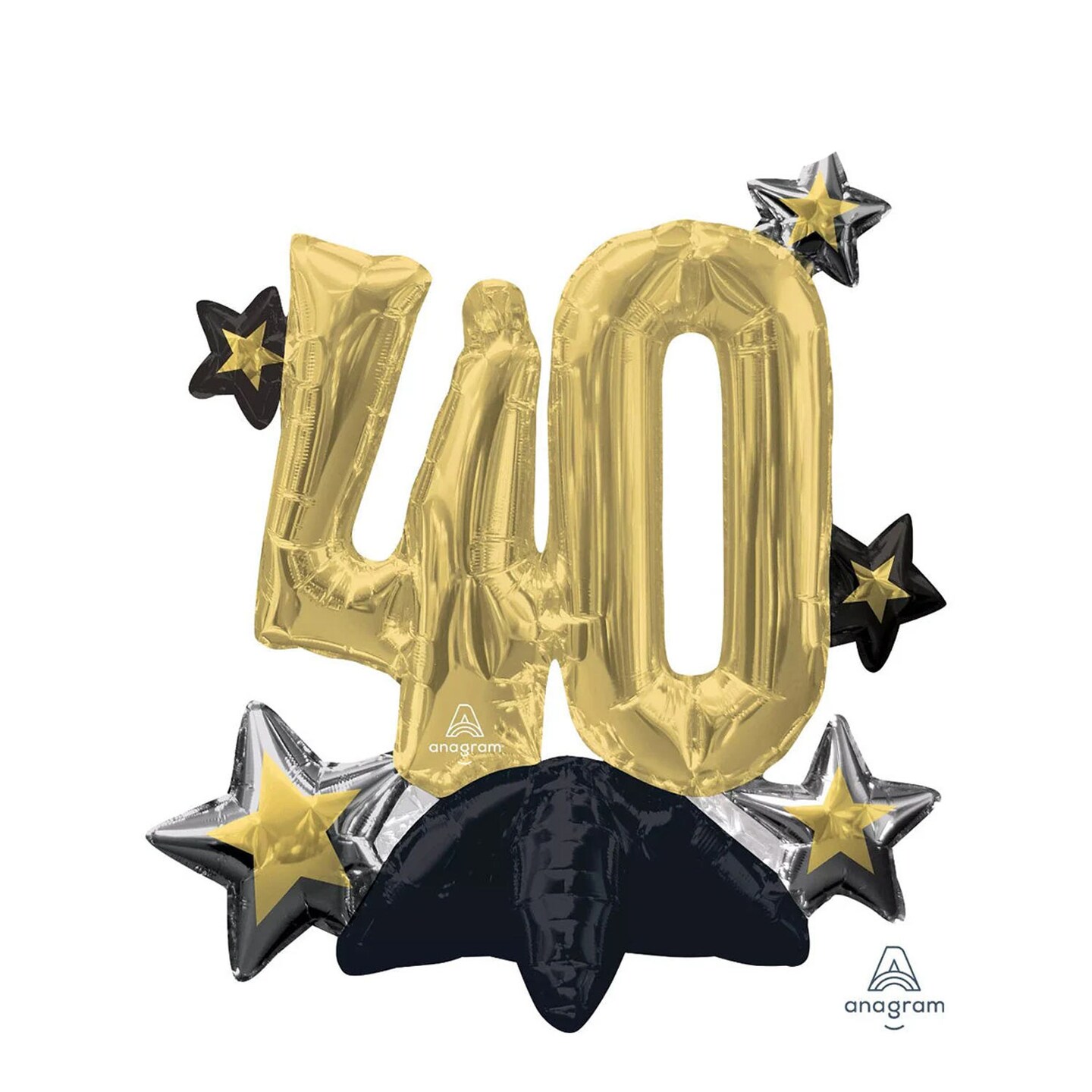 Celebrate 40 Upright Foil Balloon 21 Inch Air Fill Only