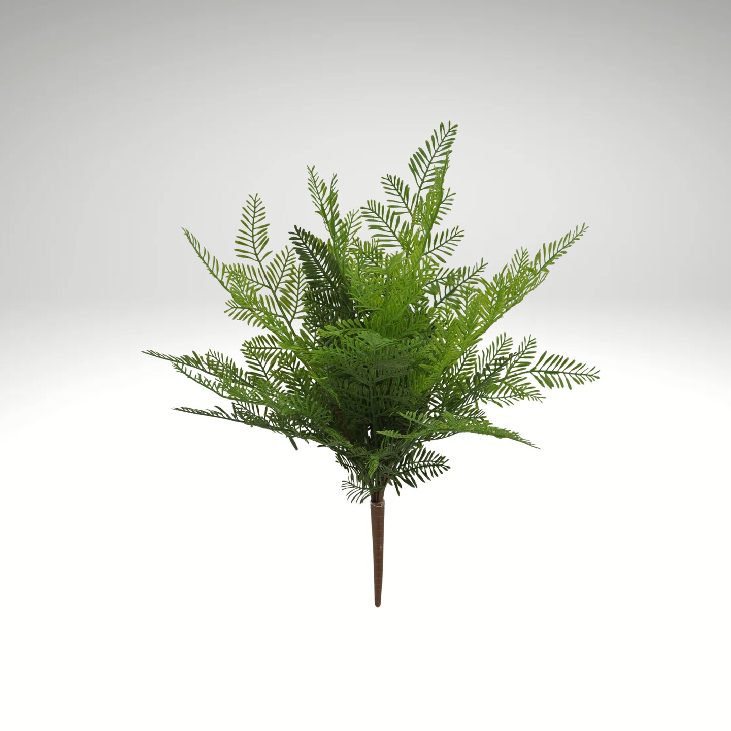 Real Touch Fern Bundle Artificial Greenery Bush 18in-84821-UV