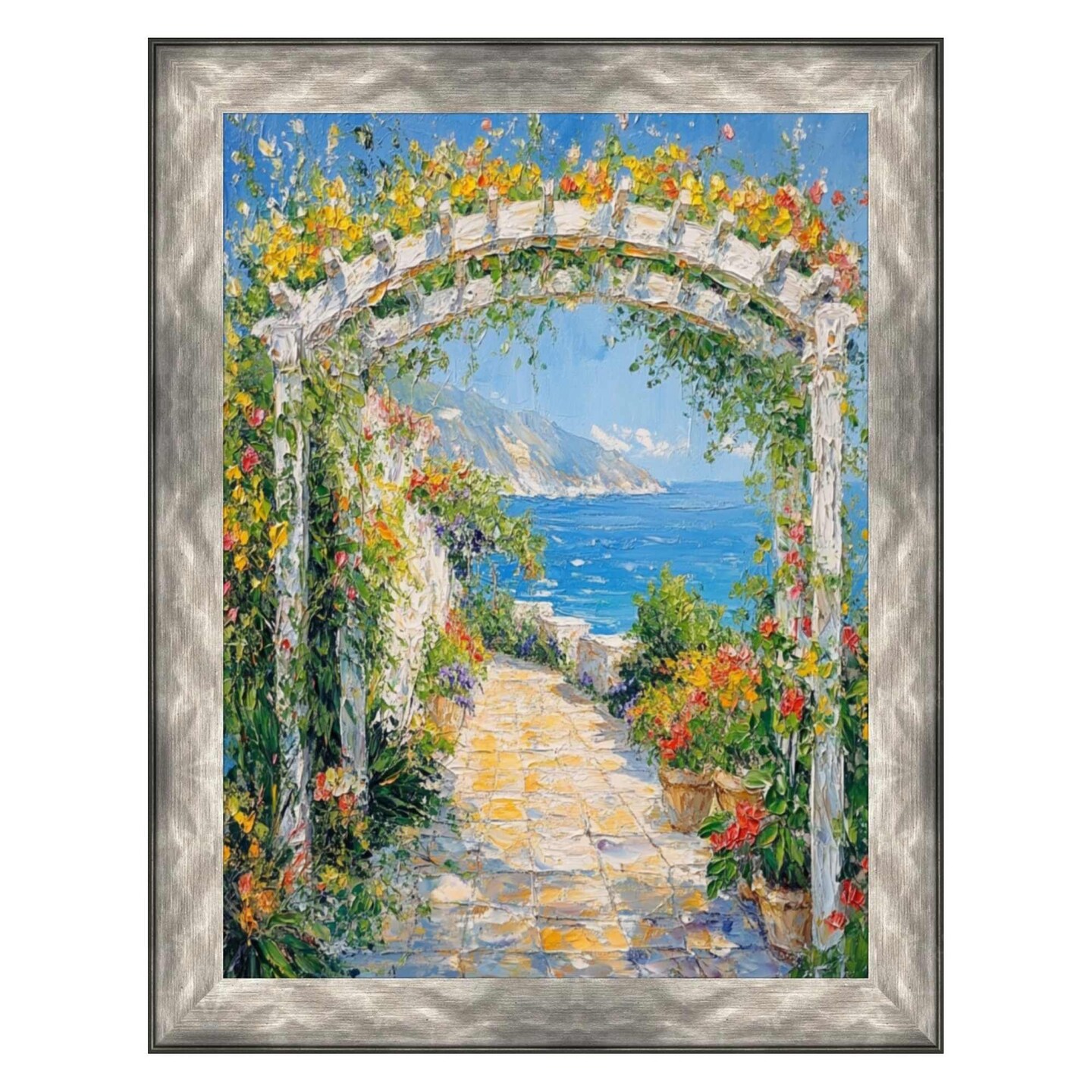Gunmetal Slope Silver Pewter Picture Frame 8x10 frame