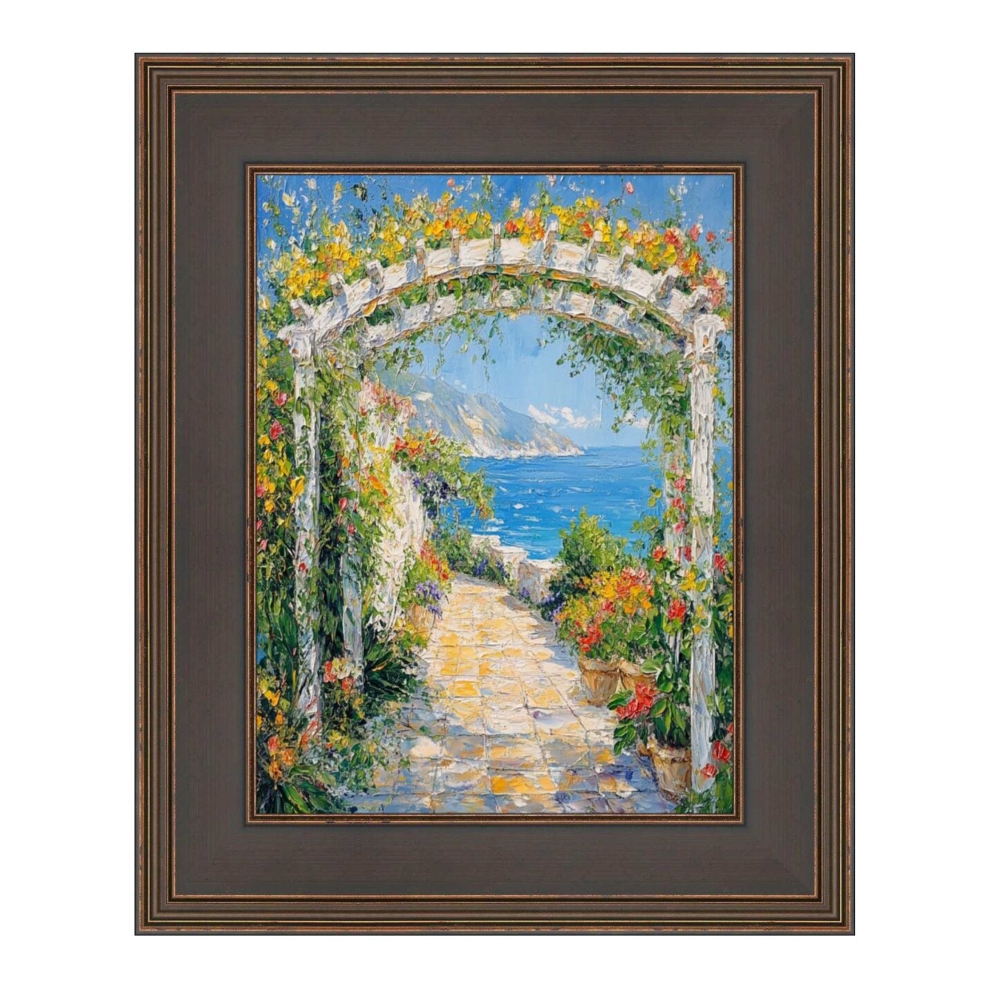 Wide Gold Black Flat Panel Picture Frame 13x19 frame