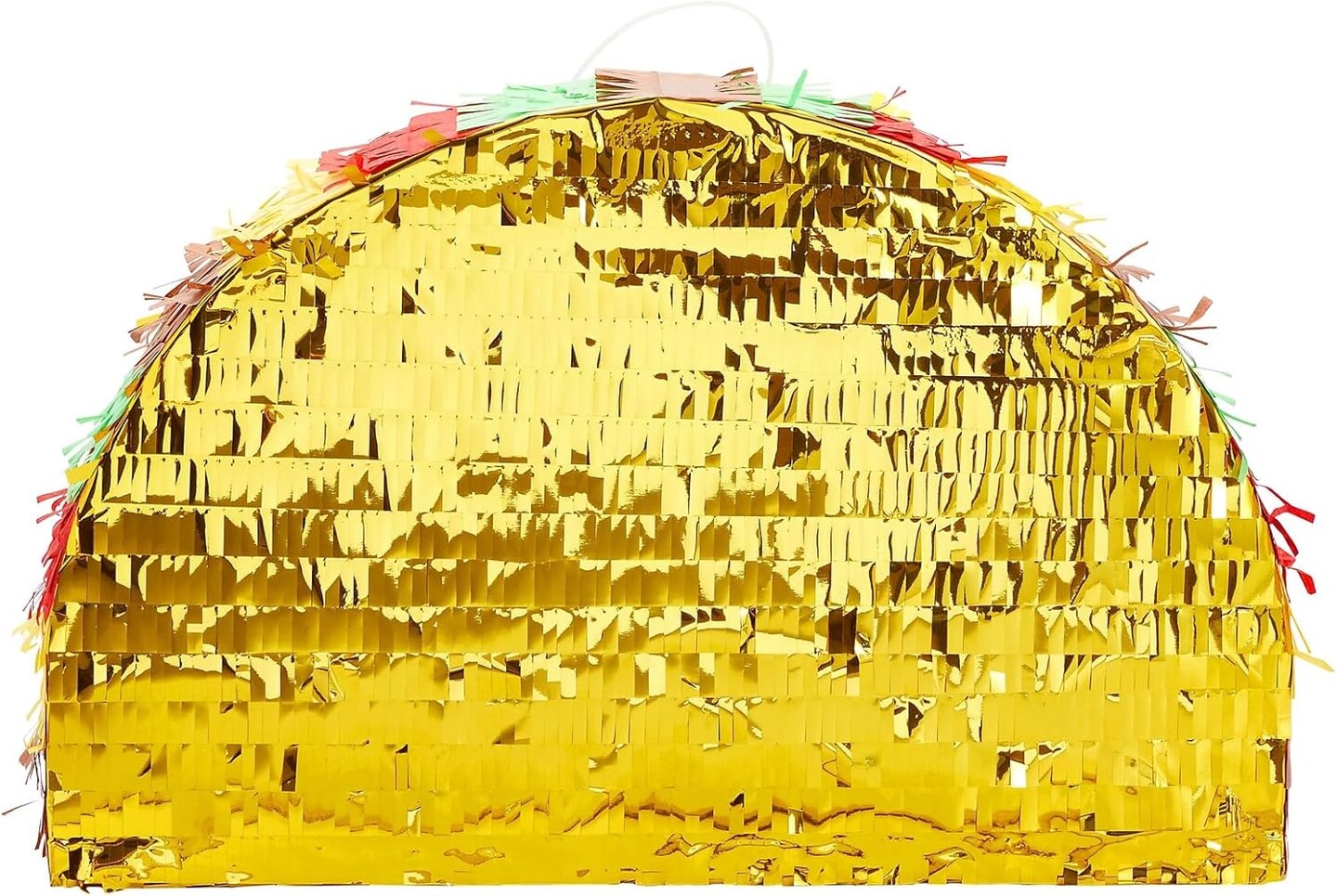 Taco Pinata for Cinco de Mayo, Fiesta, Mexican Birthday Party Decorations (Small, 17 x 10 Inches)