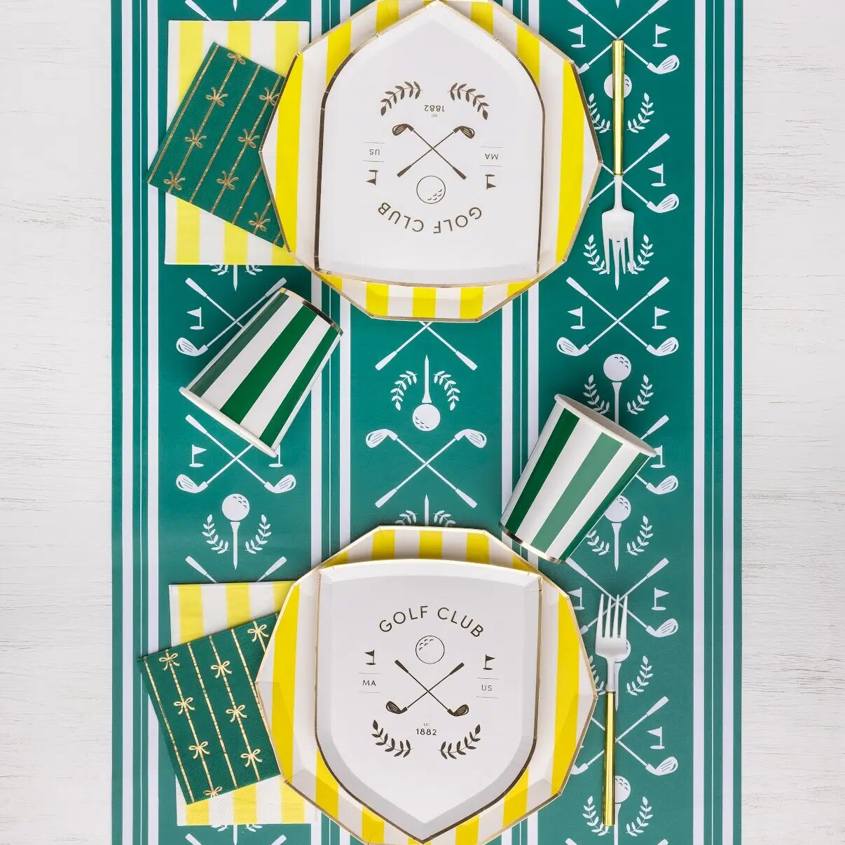 LE GOLF TABLE RUNNER