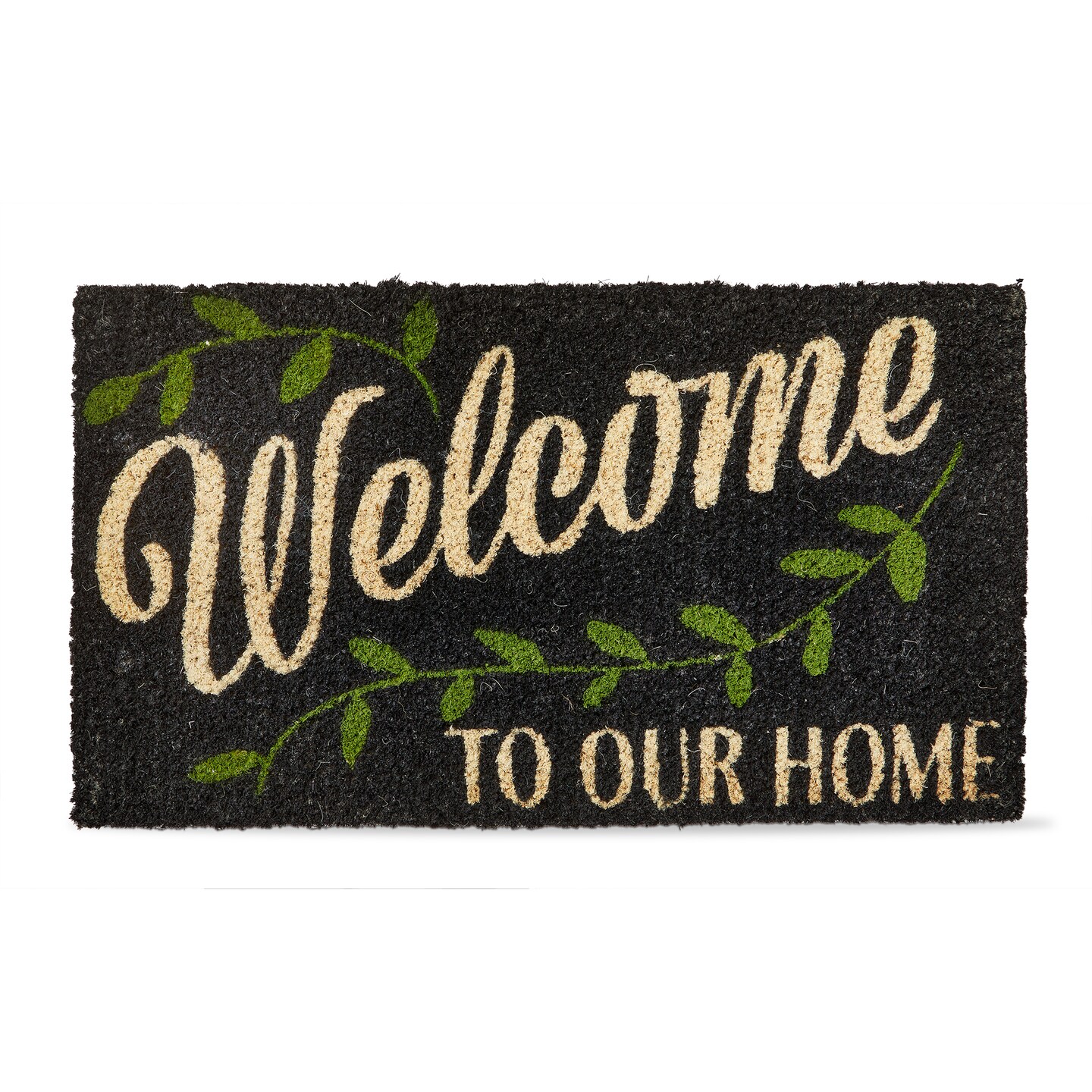 1'6" x 2'6" Welcome To Our Home Coir Mat Multi Everyday Indoor Outdoor Doormat