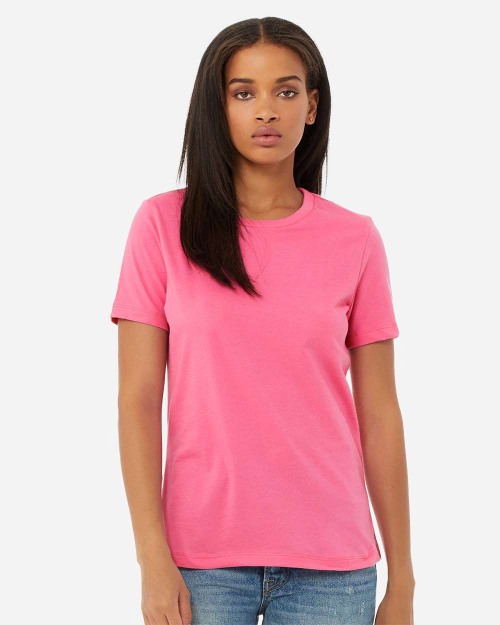 BELLA + CANVAS® Women’s Jersey Crewneck Short Sleeve Tee – Lightweight Top for Casual Wear