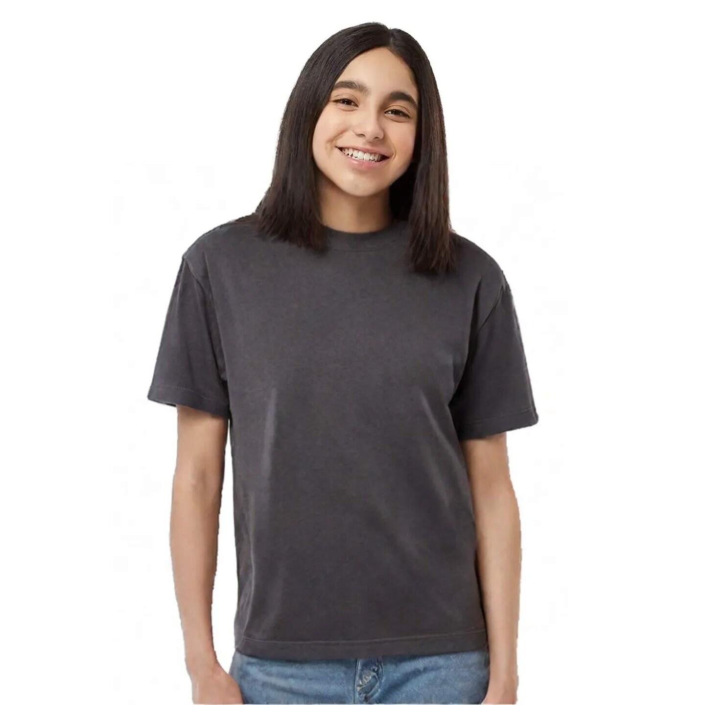 Youth Soft Touch Crewneck T-Shirt for School, Sports & Everyday Casual Wear