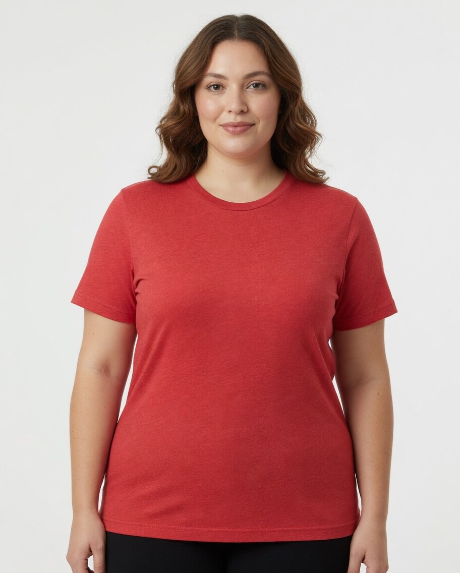 BELLA + CANVAS Short Sleeve CVC Jersey T-Shirt Unisex Fit Wear, Custom Printing Soft Cotton Blend Tee