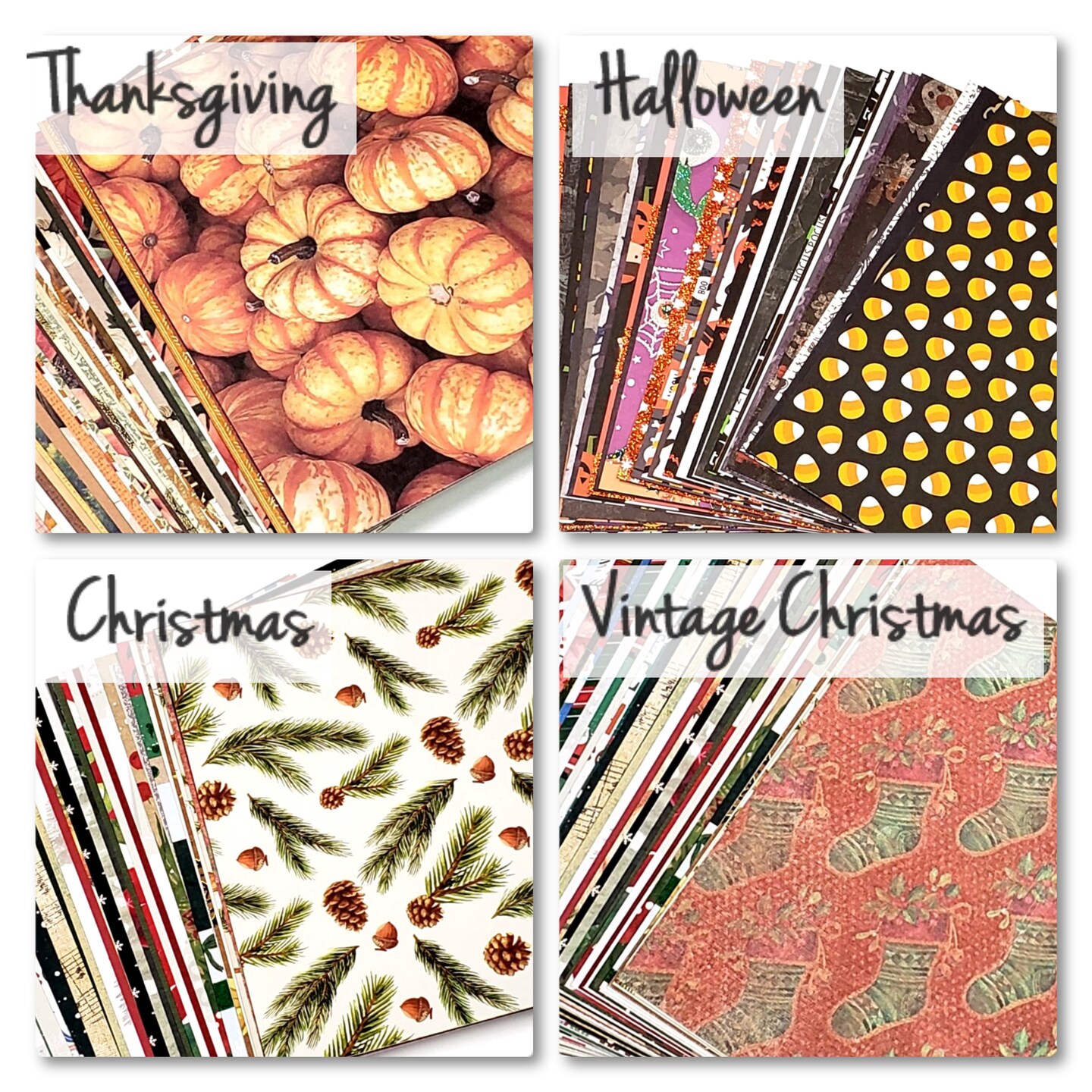 Christmas Scrapbook Paper - Includes 30, 6” X 6” Sheets product 5