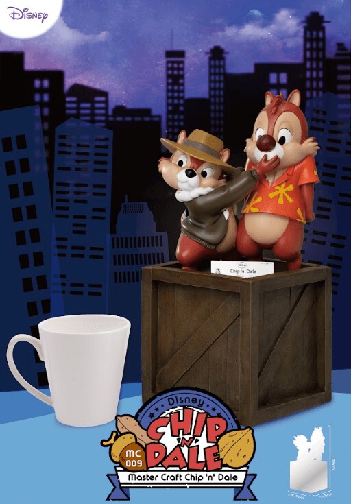 Disney Chip &#x27;n Dale Master Craft Table Top Statue