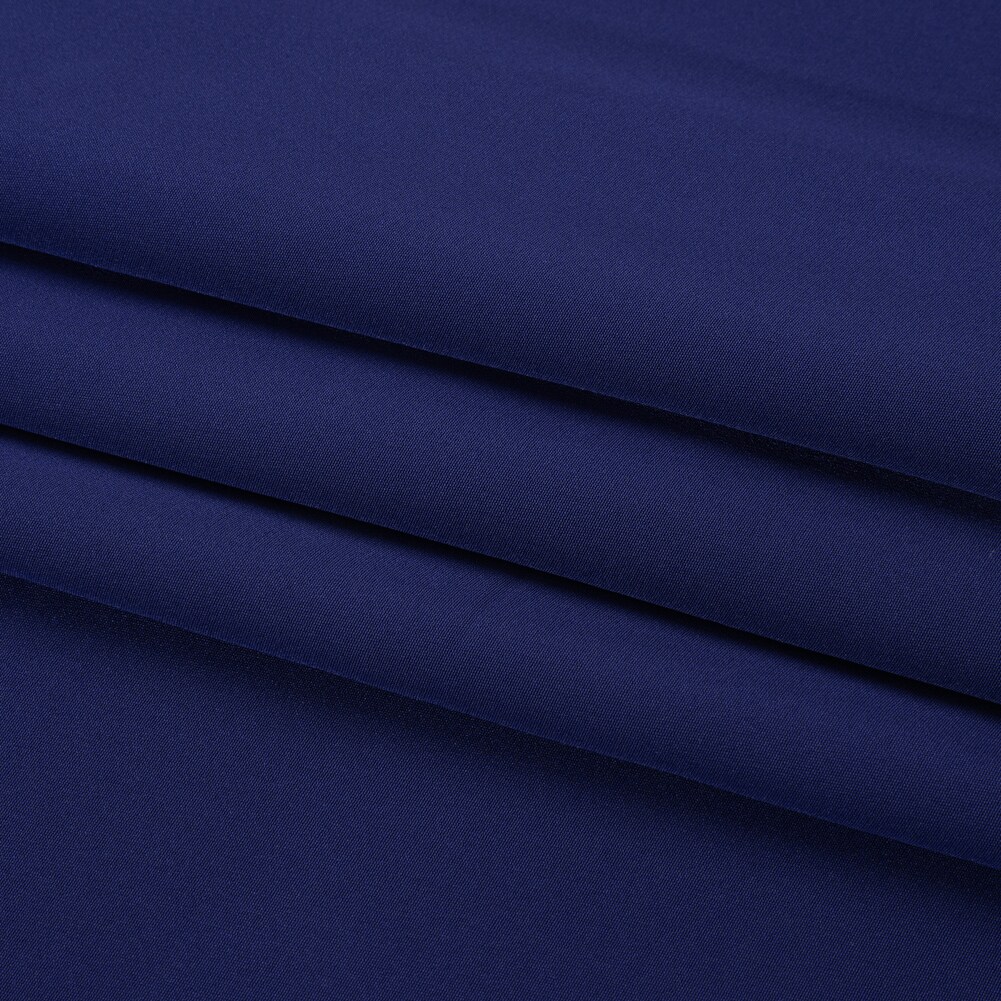 1 Yard Estate Blue Silk 4 Ply Crepe Fabric Premium Collection , 44 Inches Width