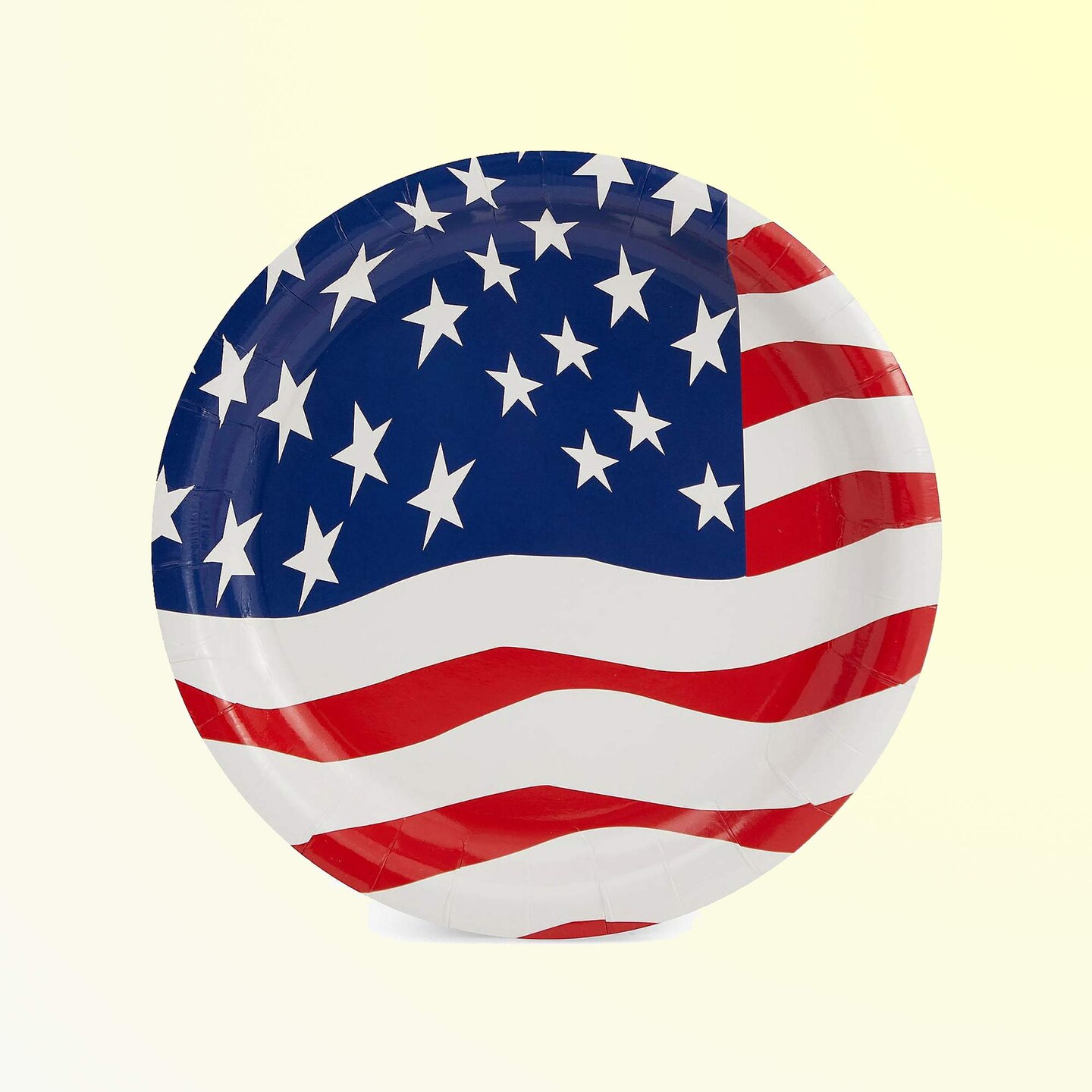 80 Pack 4th of July American Flag Plates 9&#x22;