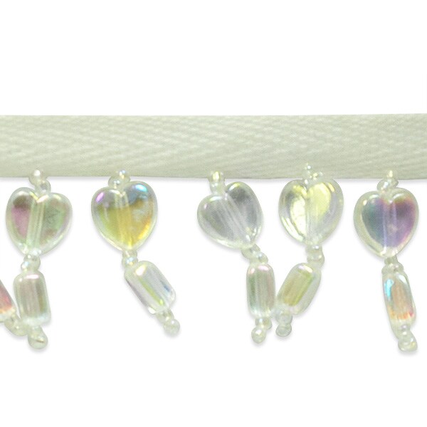 Heart Fringe Trim 36&#x22; Pack