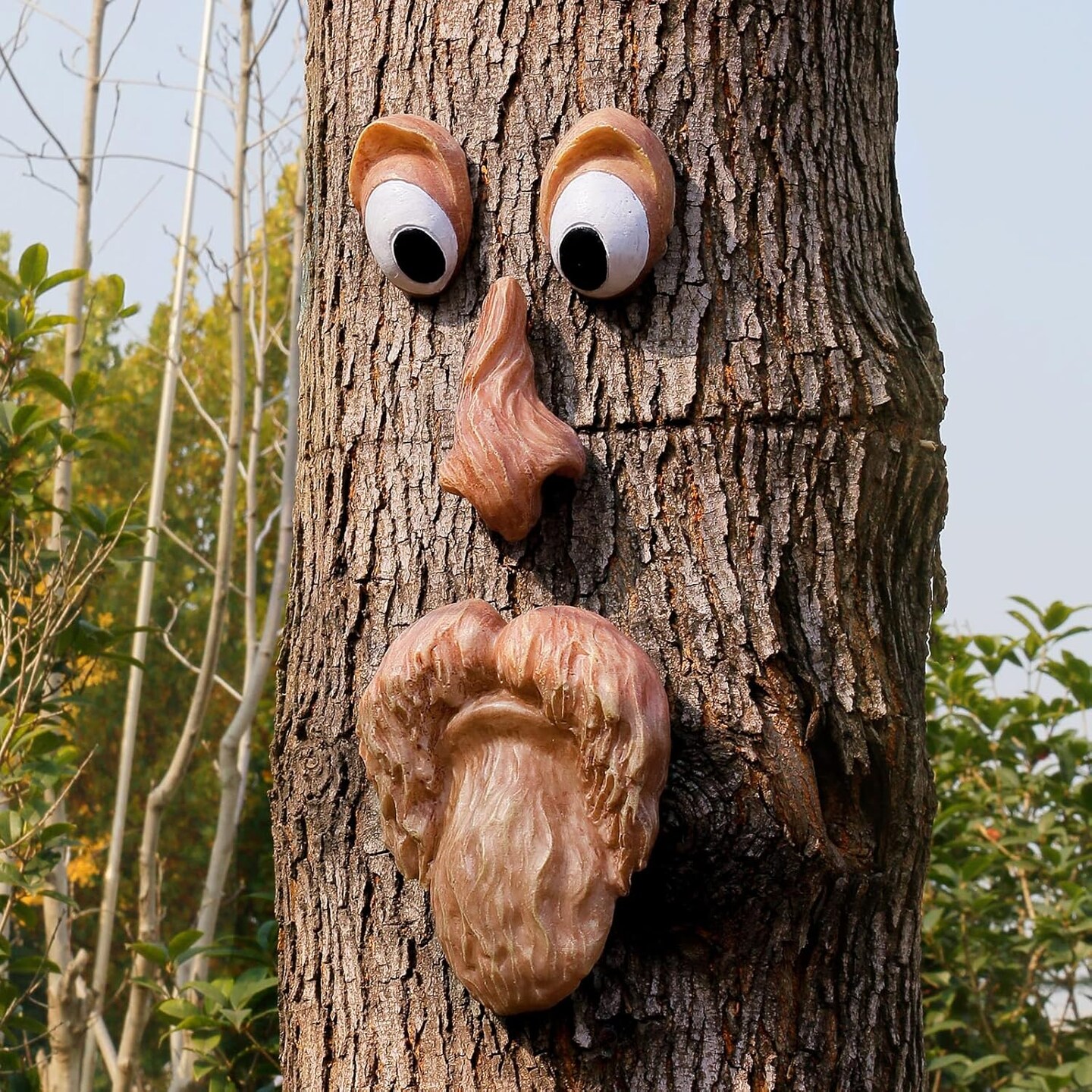 Tree Faces Decor Outdoor Large