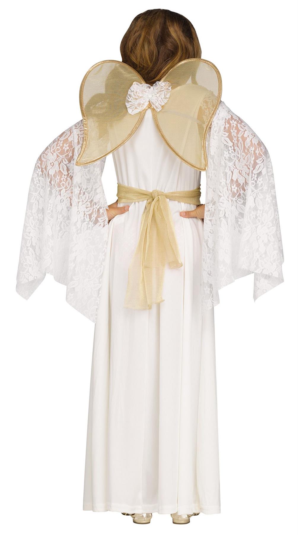 Angel Maiden Girls Halloween Fancy-Dress Costume for Child Large