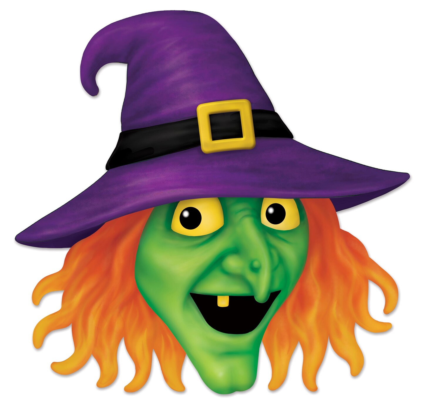12.25&#x22;x12&#x22; Metal Embossed Witch Halloween Sign &#x2013; Fun &#x26; Festive Wall Decor | TCT Crafts I MD1379A1