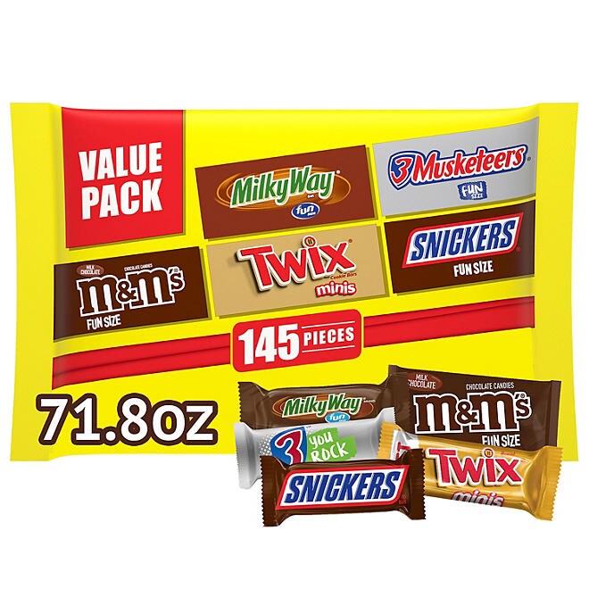 Assorted Chocolate Candy Value Pack Perfect for Sharing