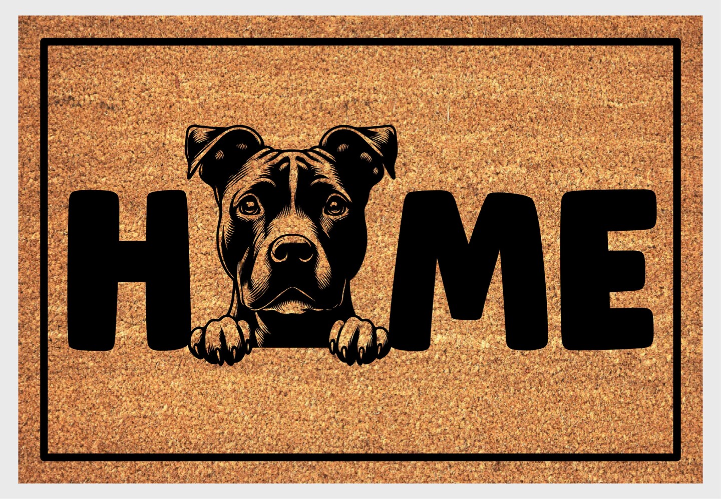 American Pit Bull Terrier Home Doormat Pitbull Welcome Mat Sizes  MakerPlace by Michaels