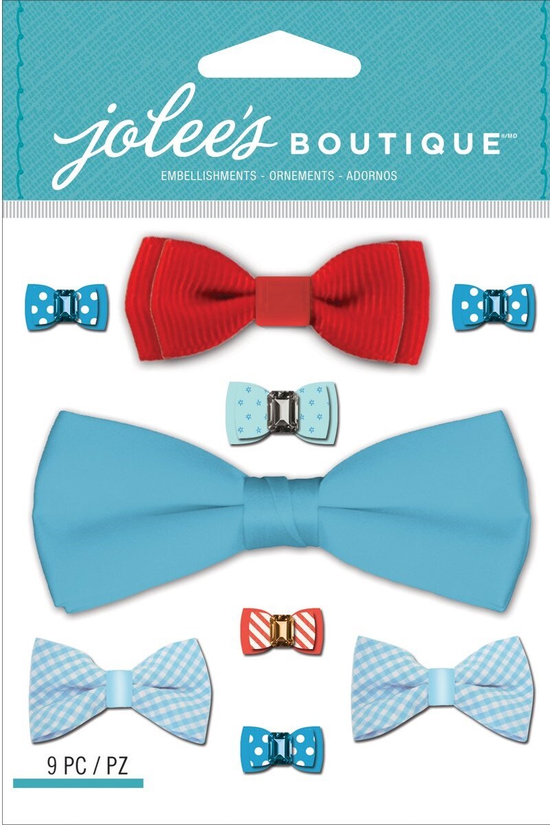 Jolee&#x27;s Boutique Baby Boy Bow Ties Dimensional Stickers