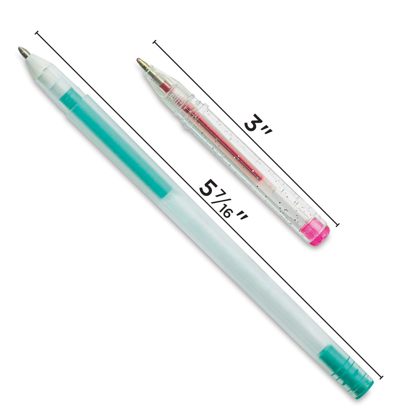 artPOP! Mini Gel Pens, Set of 20 Assorted Colors with Acrylic Case, Smooth Multi-Color Ink, 3 inch Small Size Pens, School, Home, Office Stationery for Drawing, Doodling, Journals, Crafts