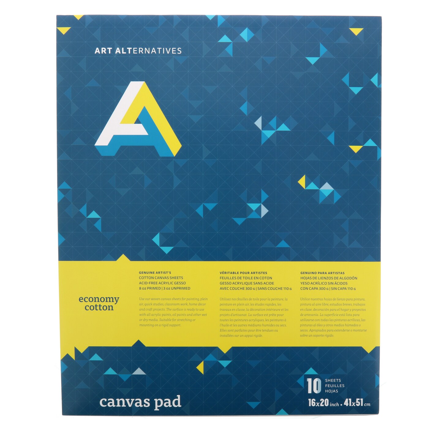 Art Alternatives Canvas Pad, 16&#x22; x 20&#x22;