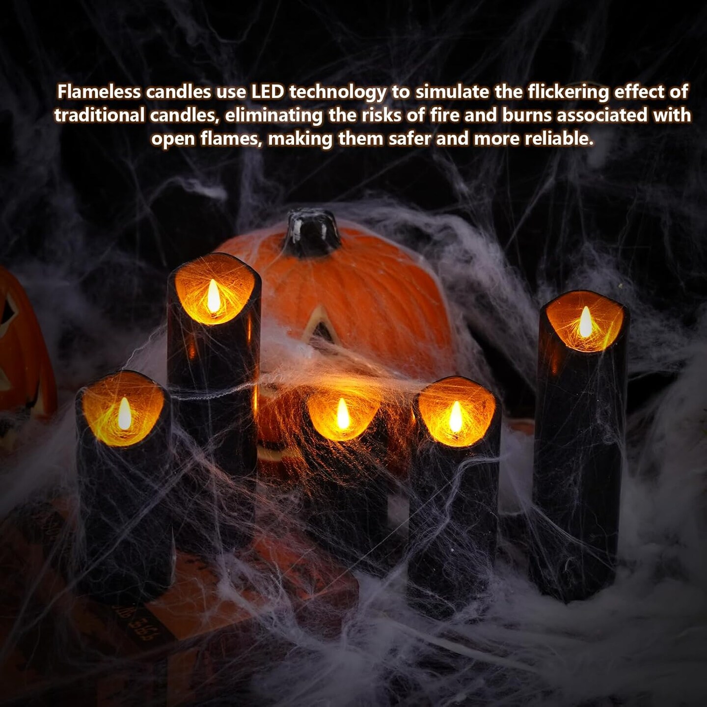Flameless Candles with Remote Control and Timer Set