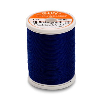Sulky 12 Wt. Cotton Thread - Deep Nassau Blue - 300 yd. Spool