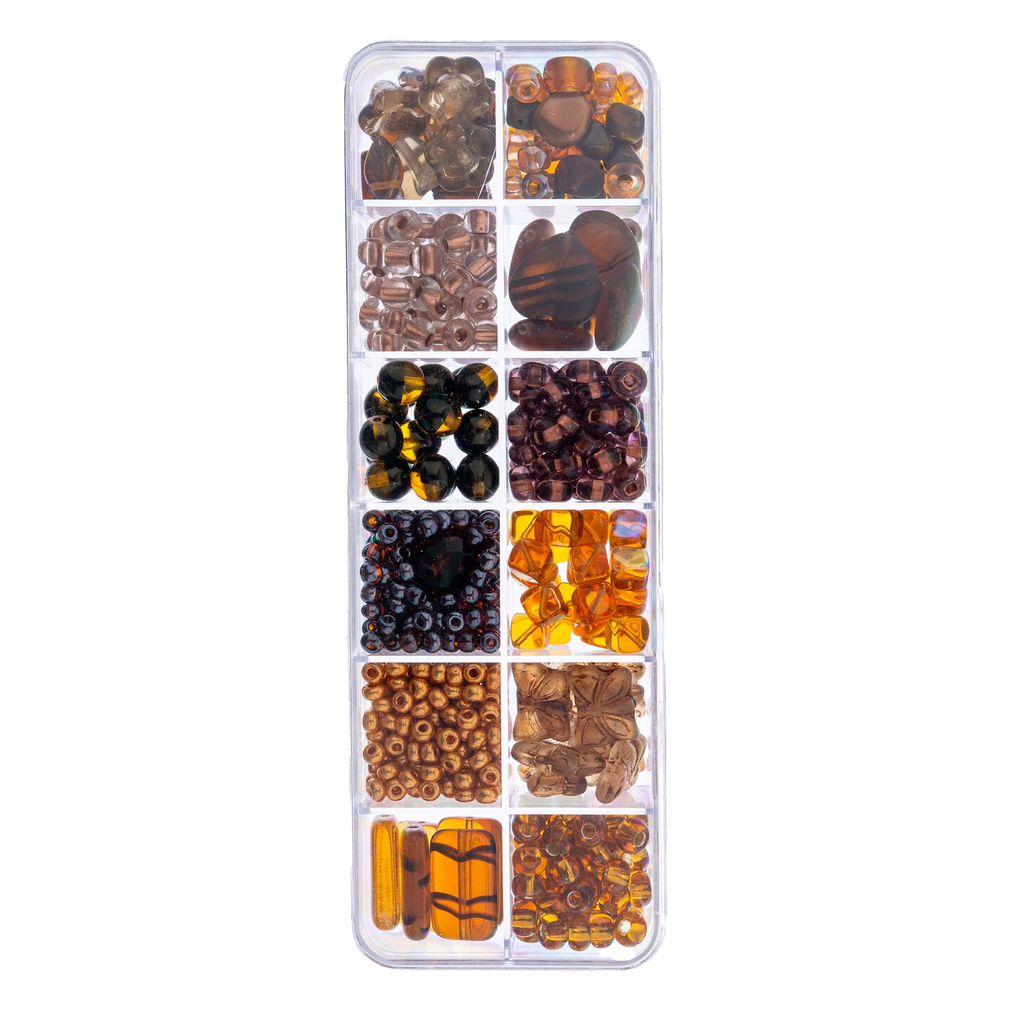 John Bead Mixed Czech Glass Beads Box, 200g