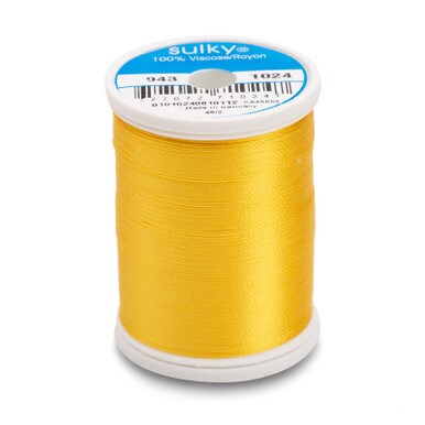 850 Florida Thread Sulky 40 Wt. Rayon Thread - Goldenrod - 850 yd. Spool | Michaels