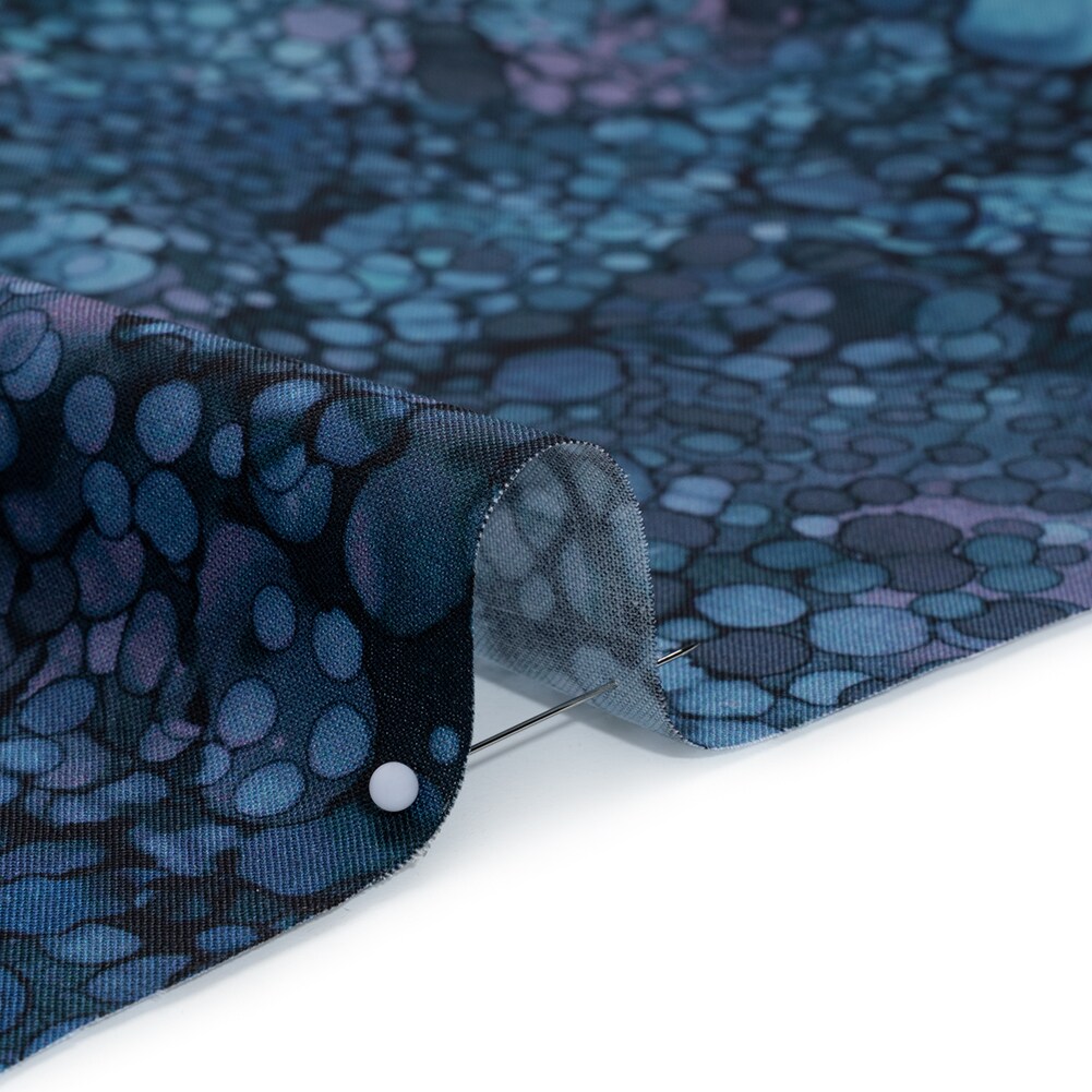 1 Yard Twilight Bubbles Wide Backing Quilting Cotton Fabric for Sewing and Crafts