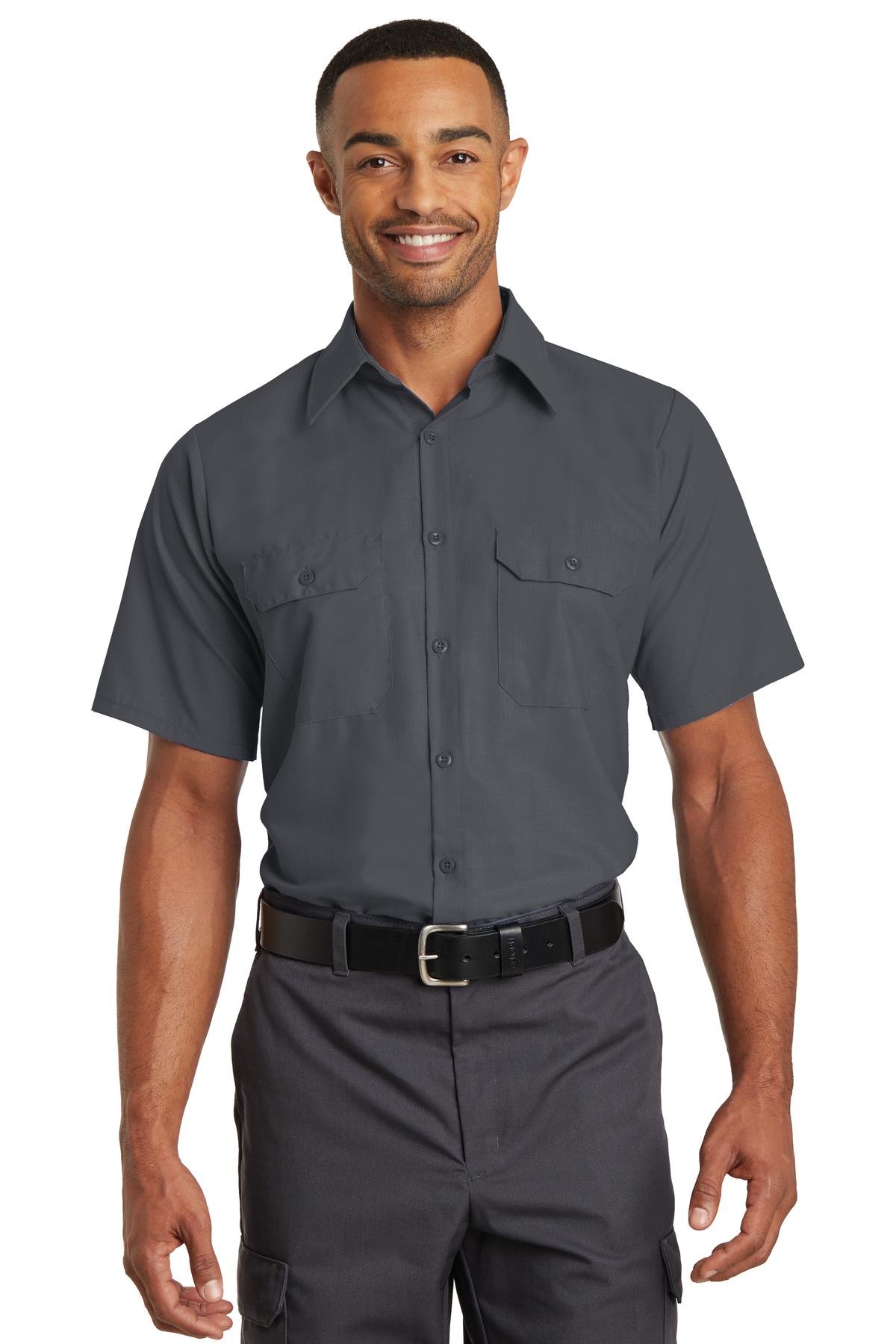 Red Kap&#xAE;Short Sleeve Solid Ripstop Shirt