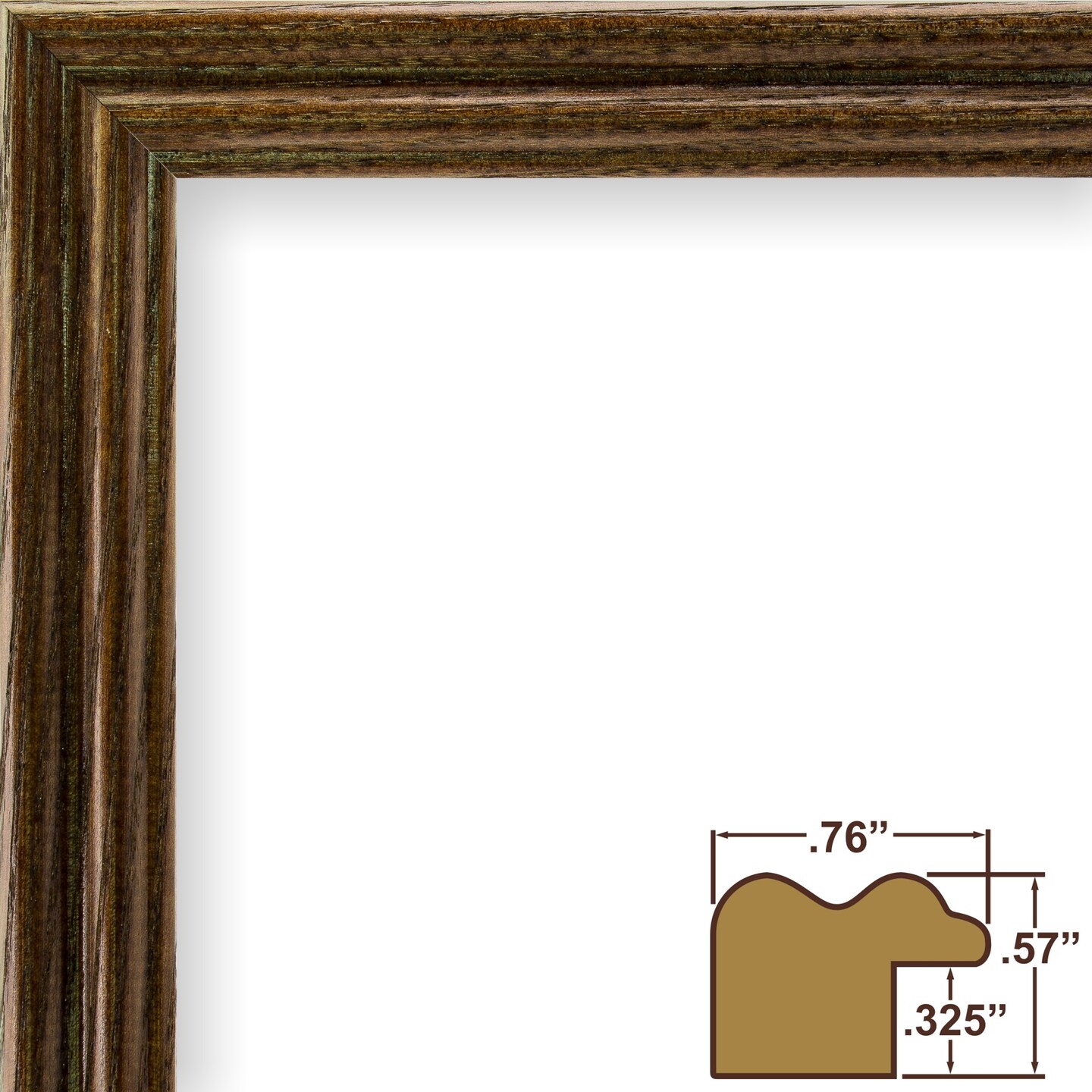 24x36 Picture Frame, Wiltshire 200 0.75 Inch Wood  Moulding, Wall Display Frame for Art, Posters, or Photos by wallsthatspeak