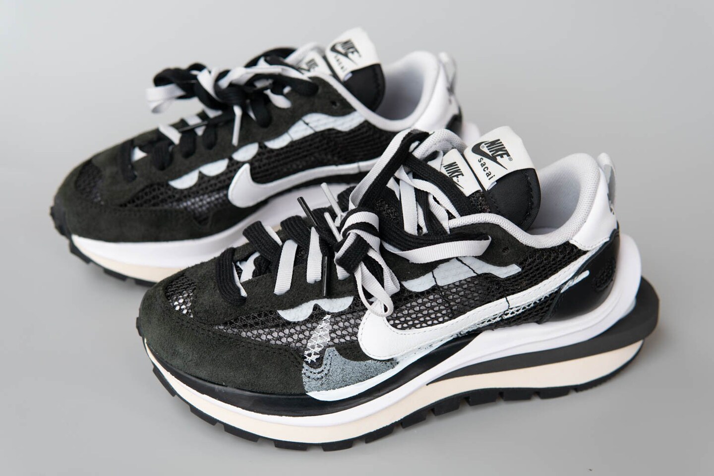 Nike Vaporwaffle sacai Black White | MakerPlace by Michaels