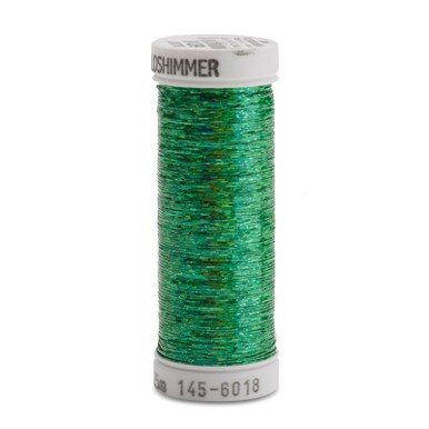 Holoshimmer Metallic Thread - Christmas Green - 250 yd. Spool