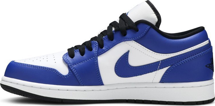 Nike Air Jordan 1 Low Men\'s Sneakers Size 8 Blue/White Game Royal 553558-124 Nike Air Jordan 1 Low Game Royal Blue White 553558-124 | eBay main image 4