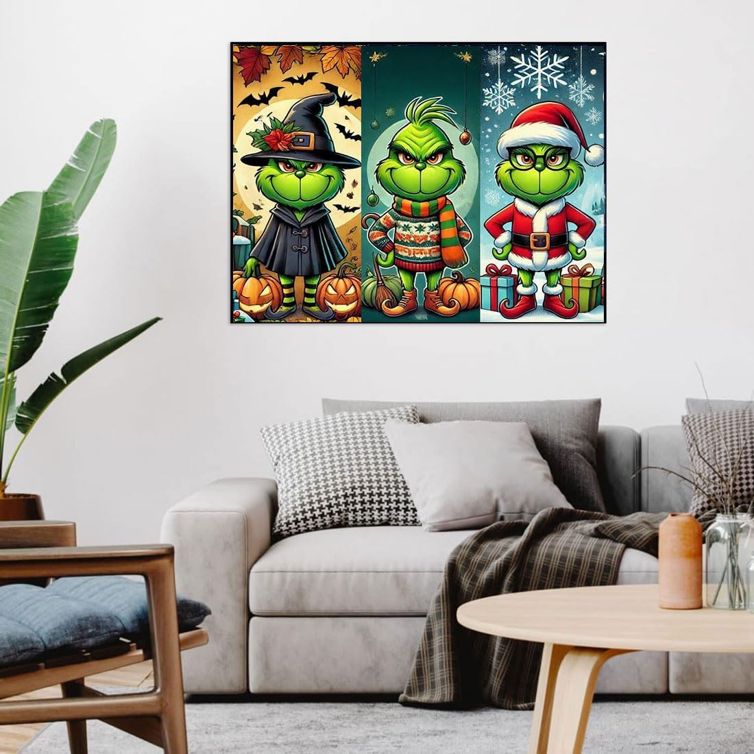 Christmas Grinch Diamond(ZL015)10 x 5 x 0.5 inches