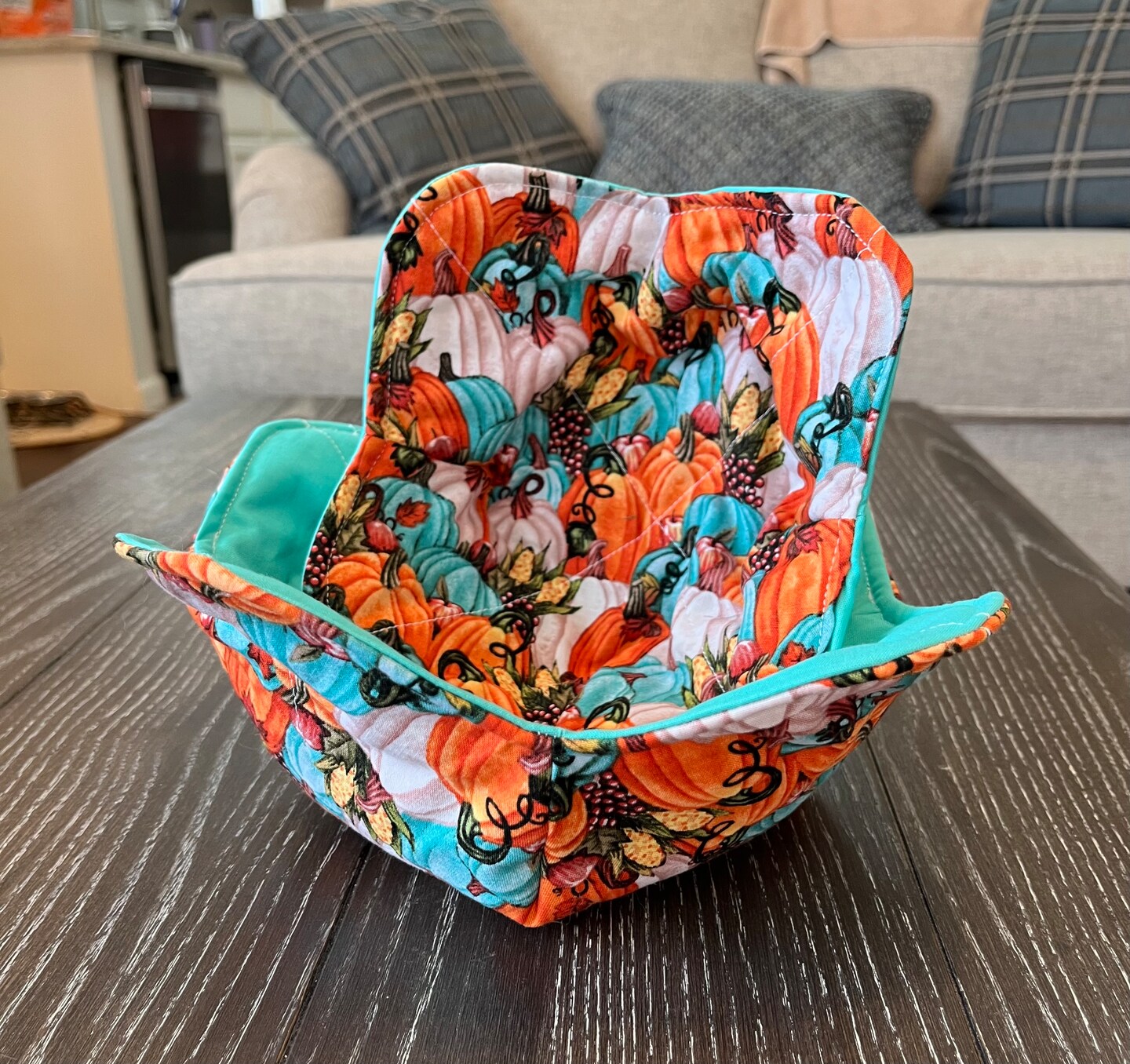 2 piece Bowl Cozy set, warmer, dish cozy, microwave pad, bowl