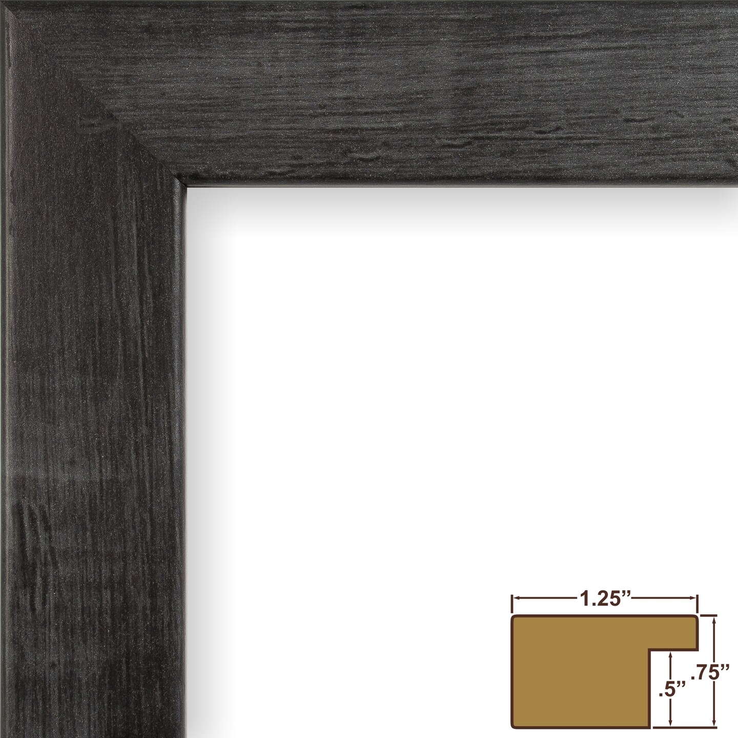 20x27 Matted Picture Frame, Bauhaus 125 1.25 Inch MDF  Moulding, Wall Display Frame for Art, Posters, or Photos by wallsthatspeak