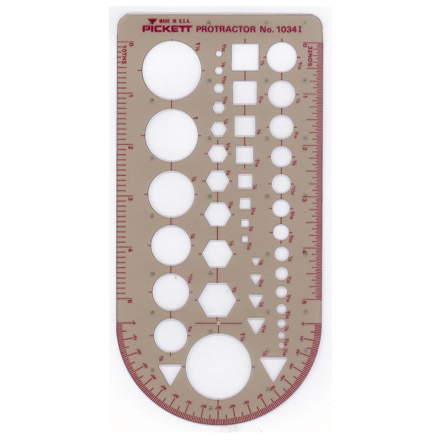 Pickett Protractor Template